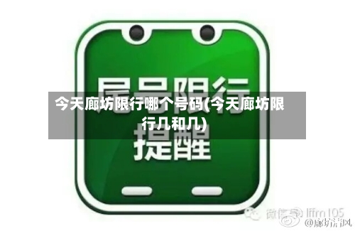 今天廊坊限行哪个号码(今天廊坊限行几和几)-第3张图片