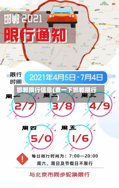 邯郸限行信息(查一下邯郸限行)-第3张图片