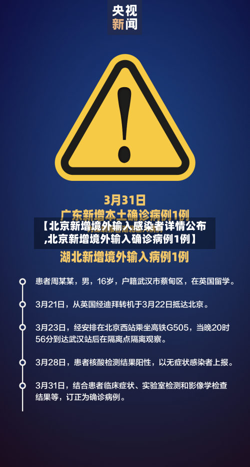 【北京新增境外输入感染者详情公布,北京新增境外输入确诊病例1例】-第2张图片