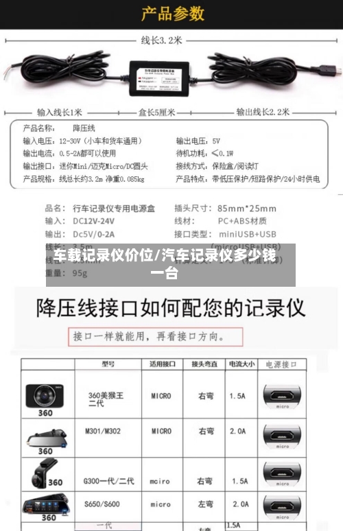 车载记录仪价位/汽车记录仪多少钱一台-第1张图片