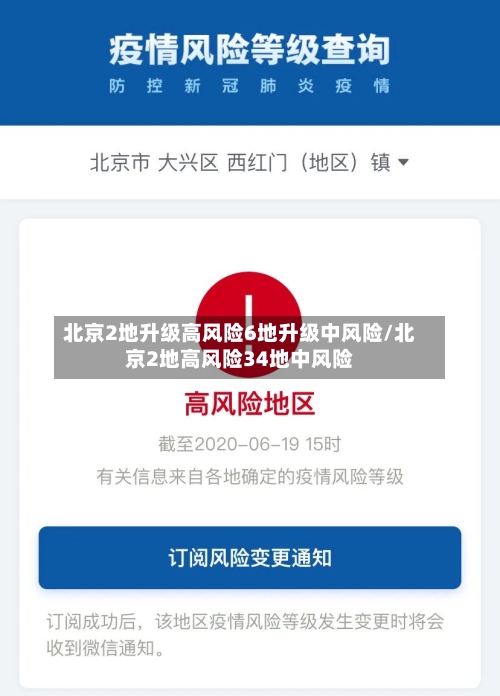北京2地升级高风险6地升级中风险/北京2地高风险34地中风险-第3张图片