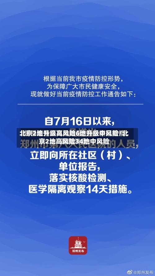 北京2地升级高风险6地升级中风险/北京2地高风险34地中风险-第2张图片