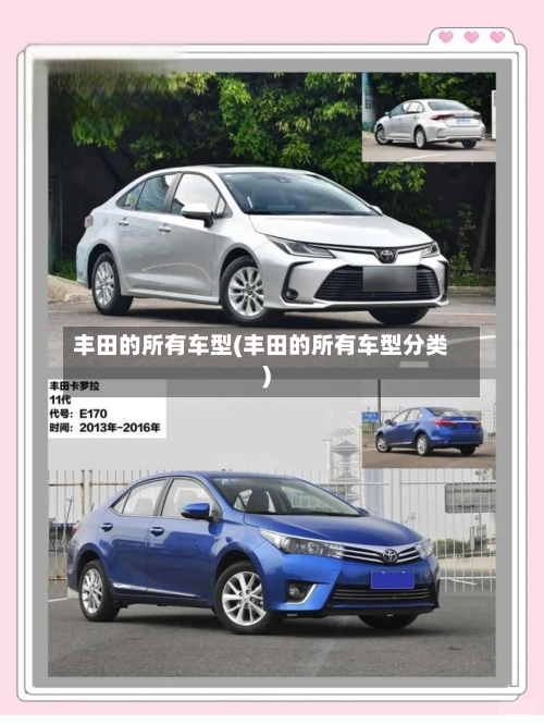 丰田的所有车型(丰田的所有车型分类)-第1张图片