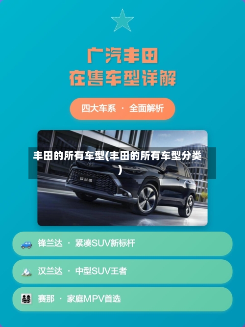 丰田的所有车型(丰田的所有车型分类)-第2张图片