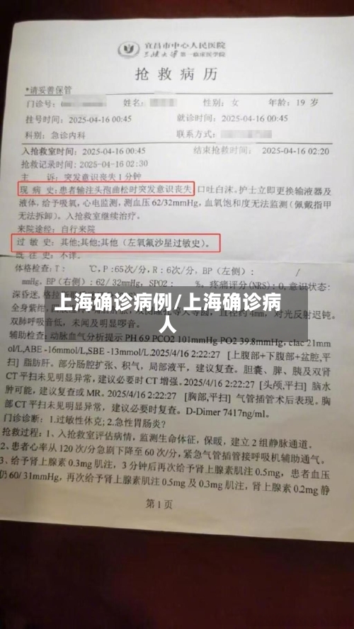 上海确诊病例/上海确诊病人-第3张图片