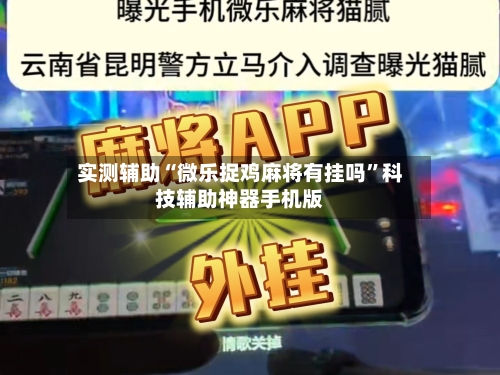实测辅助“微乐捉鸡麻将有挂吗	”科技辅助神器手机版-第2张图片