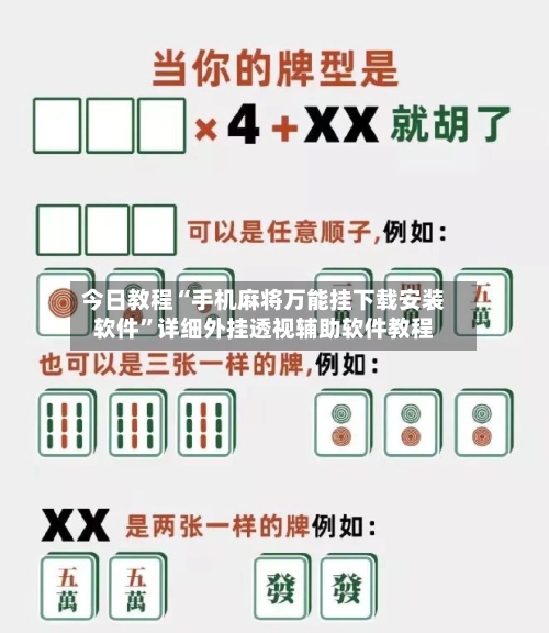 今日教程“手机麻将万能挂下载安装软件	”详细外挂透视辅助软件教程-第1张图片