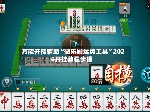 万能开挂辅助“微乐刷运势工具	”2026开挂教程步骤-第1张图片