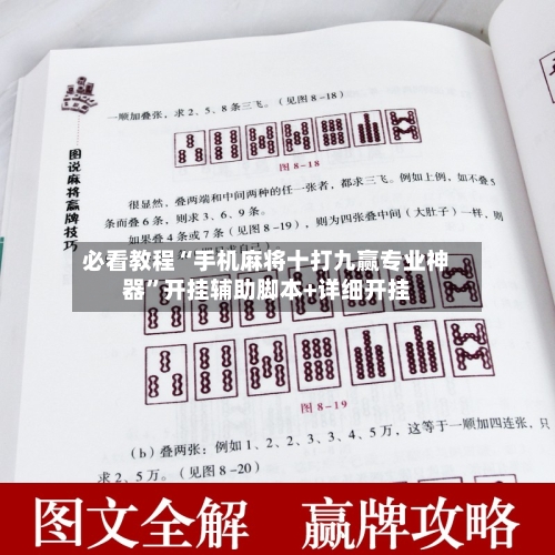 必看教程“手机麻将十打九赢专业神器”开挂辅助脚本+详细开挂-第3张图片