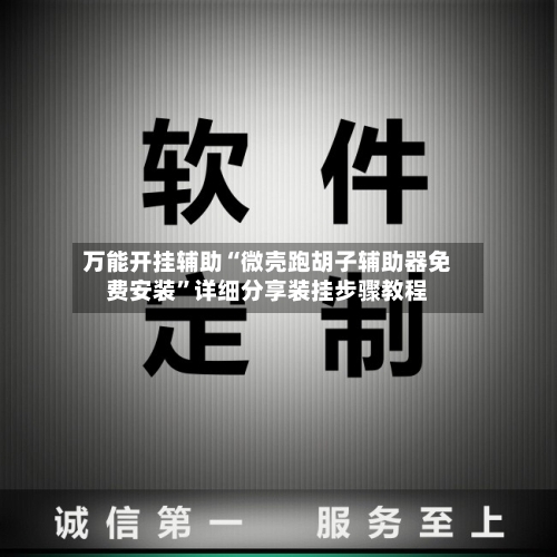 万能开挂辅助“微壳跑胡子辅助器免费安装	”详细分享装挂步骤教程-第2张图片