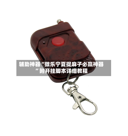 辅助神器“微乐宁夏捉麻子必赢神器	”附开挂脚本详细教程-第1张图片