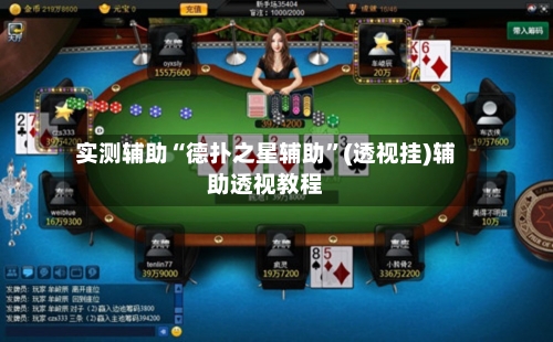 实测辅助“德扑之星辅助	”(透视挂)辅助透视教程-第3张图片