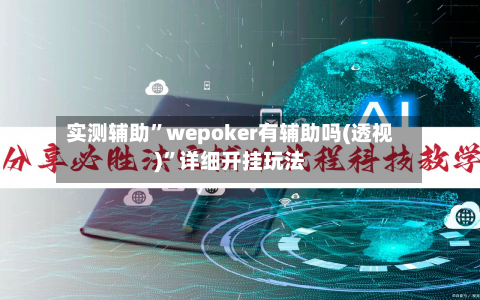 实测辅助”wepoker有辅助吗(透视)”详细开挂玩法-第2张图片