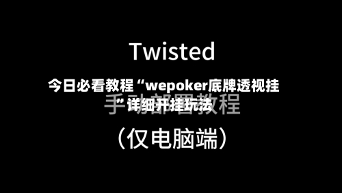 今日必看教程“wepoker底牌透视挂	”详细开挂玩法-第2张图片
