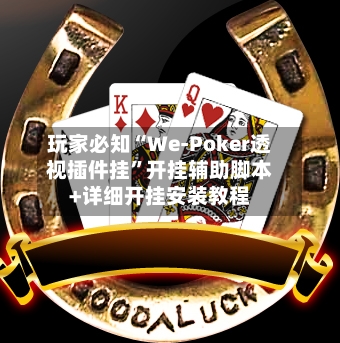 玩家必知“We-Poker透视插件挂”开挂辅助脚本+详细开挂安装教程-第1张图片