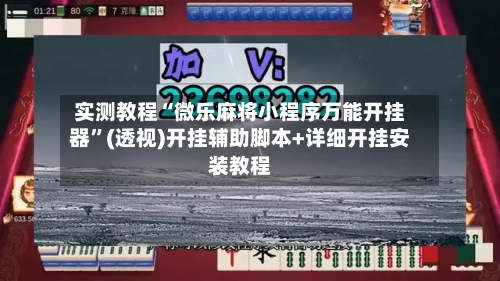 实测教程“微乐麻将小程序万能开挂器	”(透视)开挂辅助脚本+详细开挂安装教程-第1张图片