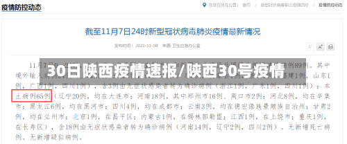 30日陕西疫情速报/陕西30号疫情-第1张图片