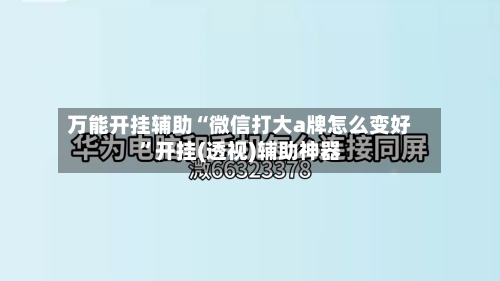 万能开挂辅助“微信打大a牌怎么变好	”开挂(透视)辅助神器-第3张图片
