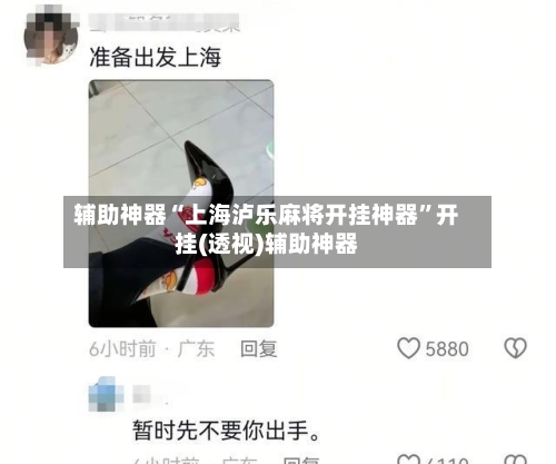 辅助神器“上海泸乐麻将开挂神器”开挂(透视)辅助神器-第1张图片