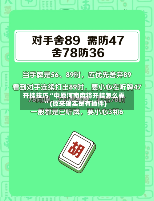 开挂技巧“中原河南麻将开挂怎么弄”(原来确实是有插件)-第2张图片