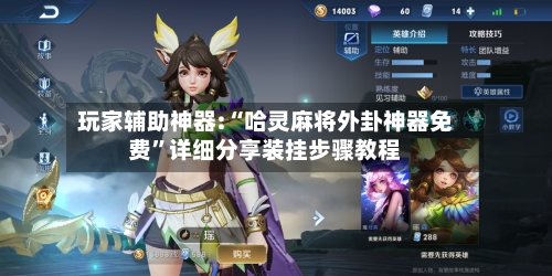 玩家辅助神器:“哈灵麻将外卦神器免费”详细分享装挂步骤教程-第1张图片