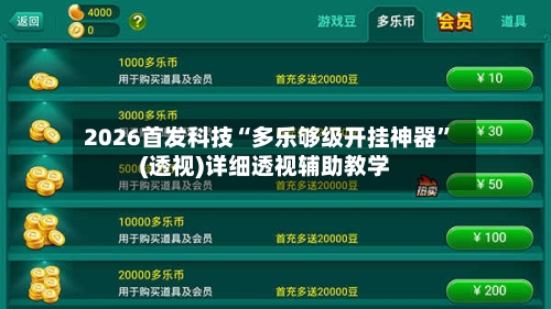 2026首发科技“多乐够级开挂神器”(透视)详细透视辅助教学-第2张图片
