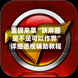 重磅来袭“陕麻圈是不是可以作弊”详细透视辅助教程-第2张图片
