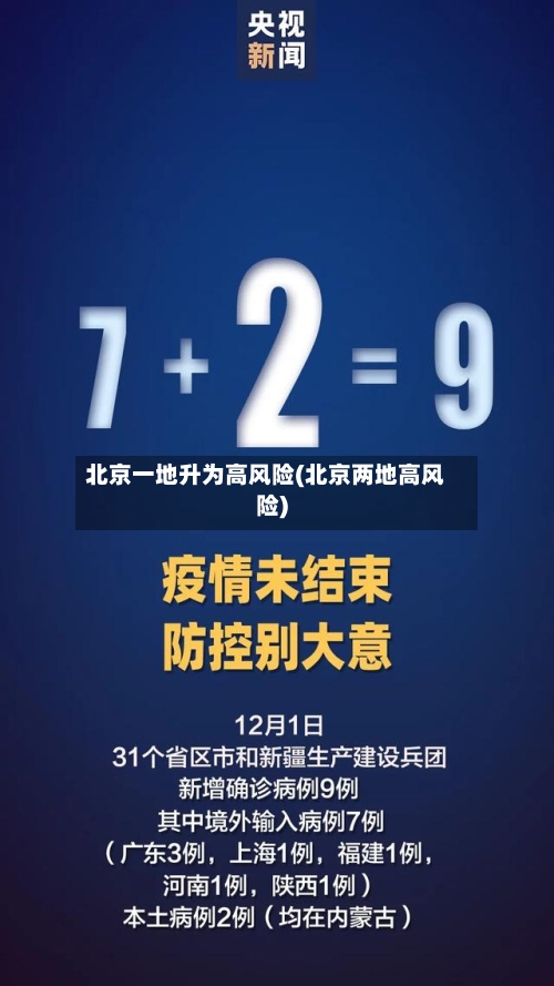 北京一地升为高风险(北京两地高风险)-第3张图片