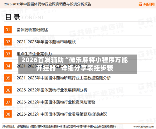 2026首发辅助“微乐麻将小程序万能开挂器	”详细分享装挂步骤-第1张图片
