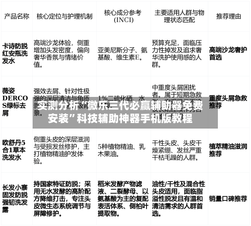 实测分析“微乐三代必赢辅助器免费安装”科技辅助神器手机版教程-第1张图片