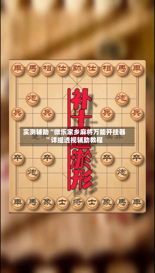 实测辅助“微乐家乡麻将万能开挂器”详细透视辅助教程-第1张图片