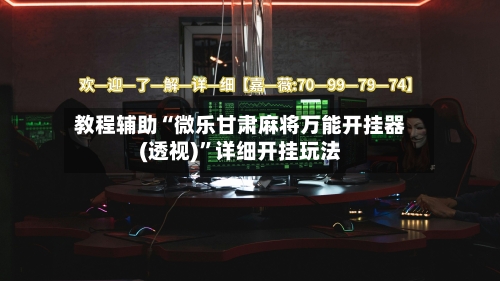 教程辅助“微乐甘肃麻将万能开挂器(透视)”详细开挂玩法-第3张图片