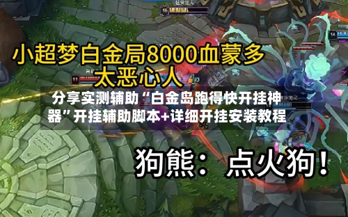 分享实测辅助“白金岛跑得快开挂神器	”开挂辅助脚本+详细开挂安装教程-第1张图片