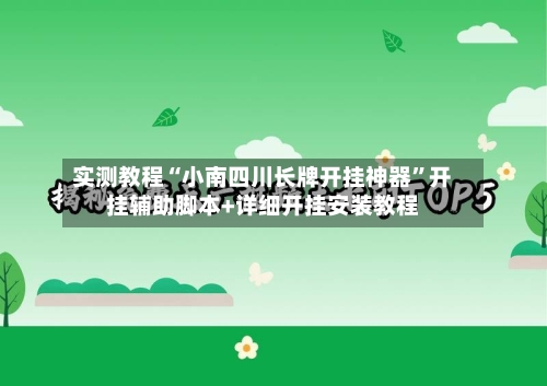实测教程“小南四川长牌开挂神器	”开挂辅助脚本+详细开挂安装教程-第1张图片
