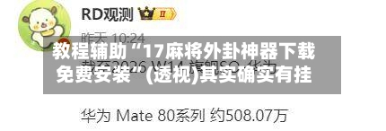 教程辅助“17麻将外卦神器下载免费安装”(透视)其实确实有挂-第2张图片