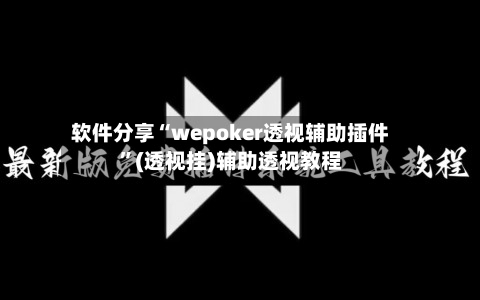 软件分享“wepoker透视辅助插件”(透视挂)辅助透视教程-第2张图片