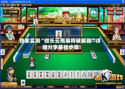独家实测“微乐云南麻将破解器	”详细分享装挂步骤!-第1张图片