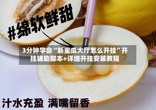 3分钟学会“新蜜瓜大厅怎么开挂”开挂辅助脚本+详细开挂安装教程-第1张图片