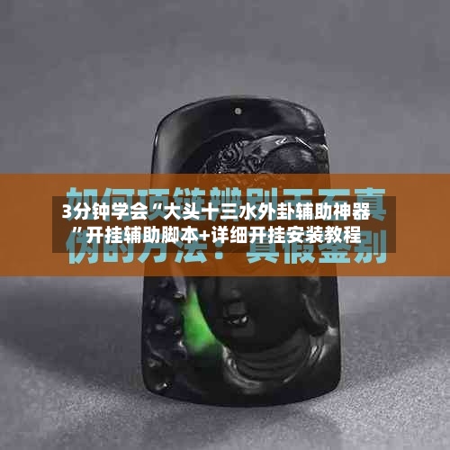 3分钟学会“大头十三水外卦辅助神器	”开挂辅助脚本+详细开挂安装教程-第2张图片