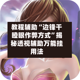 教程辅助“边锋干瞪眼作弊方式”揭秘透视辅助万能挂用法-第3张图片