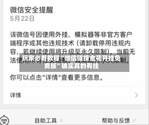 玩家必看教程“微信链接金花开挂免费版”确实真的有挂-第2张图片