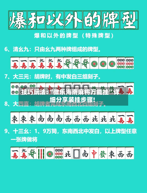 技巧玩法:“微乐海南麻将万能挂”详细分享装挂步骤!-第3张图片