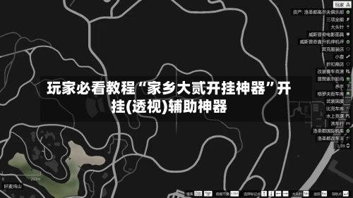 玩家必看教程“家乡大贰开挂神器”开挂(透视)辅助神器-第2张图片