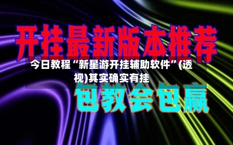 今日教程“新星游开挂辅助软件”(透视)其实确实有挂-第1张图片