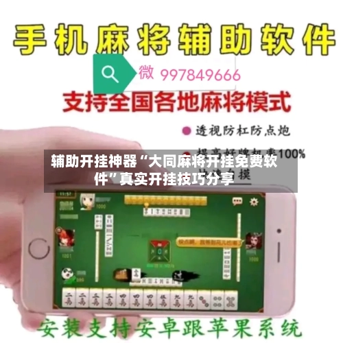 辅助开挂神器“大同麻将开挂免费软件	”真实开挂技巧分享-第3张图片