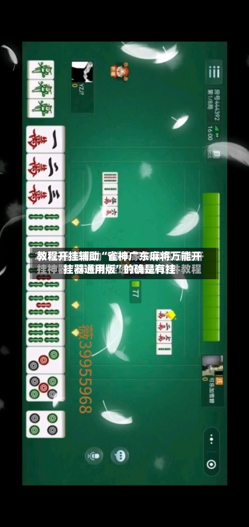 教程开挂辅助“雀神广东麻将万能开挂器通用版”的确是有挂-第1张图片