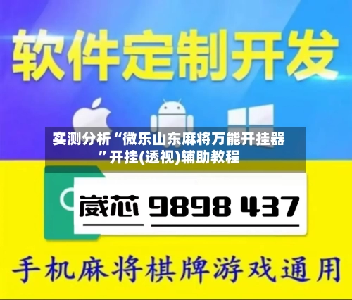 实测分析“微乐山东麻将万能开挂器”开挂(透视)辅助教程-第2张图片