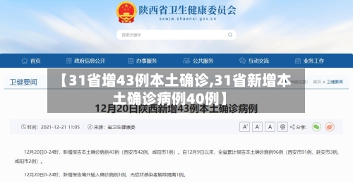 【31省增43例本土确诊,31省新增本土确诊病例40例】-第2张图片