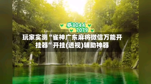 玩家实测“雀神广东麻将微信万能开挂器”开挂(透视)辅助神器-第3张图片