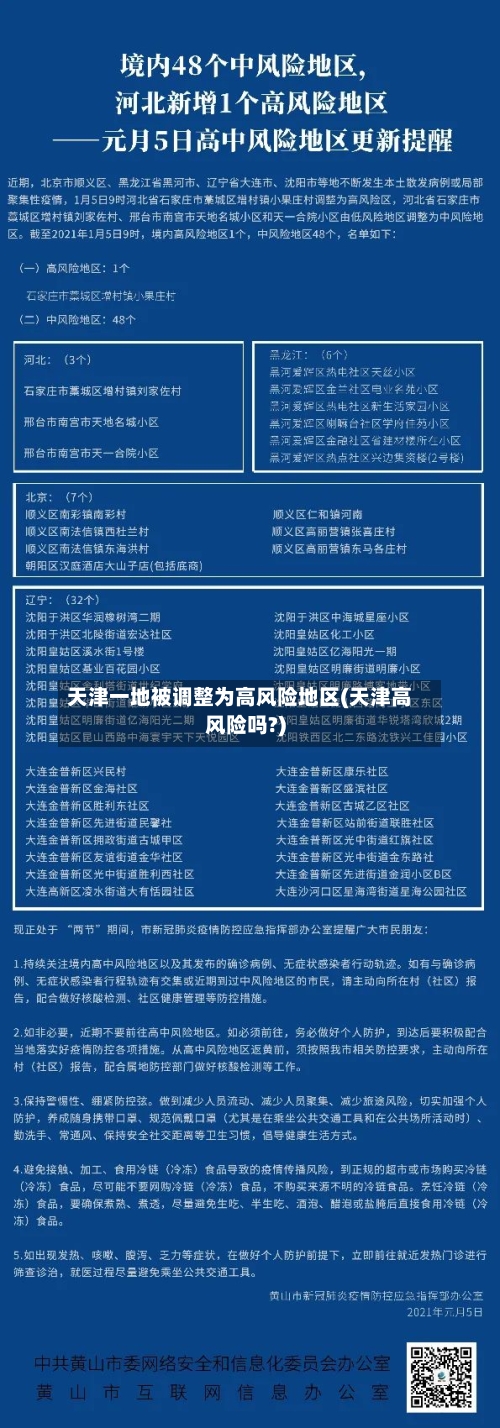 天津一地被调整为高风险地区(天津高风险吗?)-第2张图片